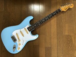 [GT]Fender Japan Squier フェンダー・ジャパン スクワイヤー ST57 SBLソニックブルー・ラッカー・リフィニッシュ Eシリアル Made in Japan