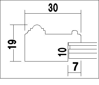 水彩用額縁 UVカットアクリル付 8226 F10号 ゴールド 金 水彩用額縁 UVカットアクリル付 8226 F10号 ゴールド 金