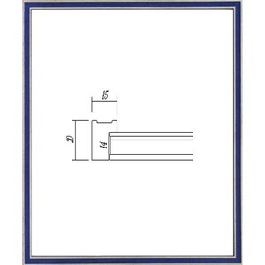 デッサン用額縁 木製フレーム 7910 八ッ切 ネイビー