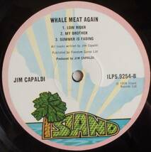 【SW095】JIM CAPALDI 「Whale Meat Again」, ’74 UK Original　★SSW/スワンプ/ファンク,ソウル_画像5
