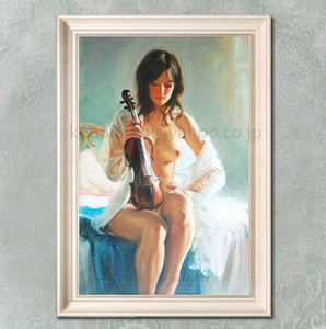  new arrival * equipment ornament . picture portrait painting seat . person. sexy beautiful person violin human body ... image entranceway. .40x60cm amount .