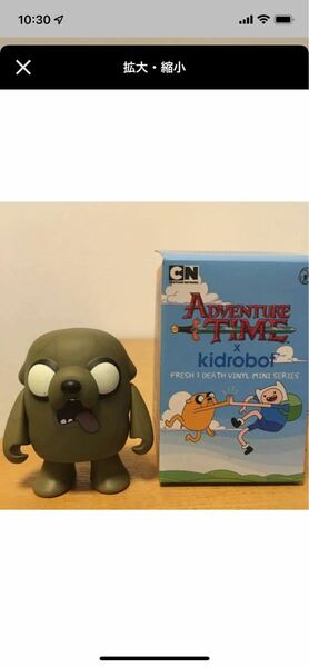 アドベンチャータイム 3インチミニフィギュア KIDROBOT ゾンビジェイク