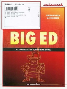 エデュアルド　BIG49327　1/48 BIG ED　OV-10D+　(ICM用) エッチングパーツ・フルセット