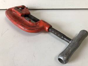 A◆RIDGID リジット◆工具 大工道具 ハンドツール 手道具 4枚刃 パイプカッター No. 42A 3/4TO2インチ 切断工具 鋼管切断 切断具 レッド