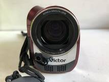 A◆Victor ビクター◆ビデオカメラ Everio GZ-MG250-R ハードディスクムービー 60GB 40x DYNAMIC ZOOM ダイナミック 箱付 通電確認済み_画像2