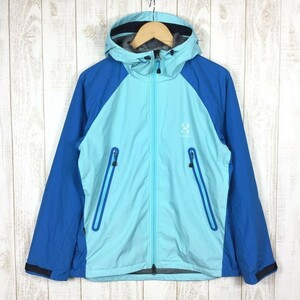 WOMENs M ホグロフス ボラ Q ジャケット Bora Q Jacket ゴアウィンドストッパー HAGLOFS ブルー系