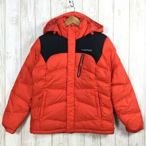 WOMENs M モンベル ウィンドストッパー ダウンパーカー MONTBELL 2391007 DARK ORANGE オレンジ系