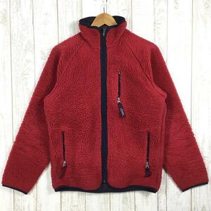 MENs S パタゴニア レトロ カーディガン RETRO CARDIGAN バーントチリ×ナイトスカイ アメリカ製 パイル フリース ジャケット