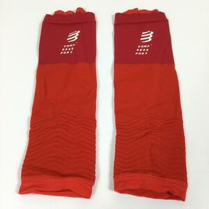 4 コンプレスポーツ R2V2 カーフ スリーブ サポーター COMPRESSPORT レッド系