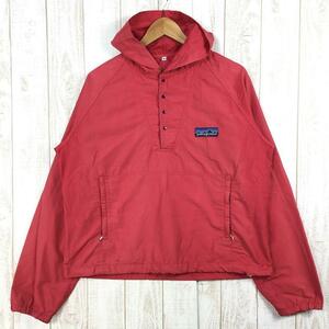 MENs M パタゴニア 1980s バギーズ プルオーバー Baggies Pullover デカタグ アノラック フーディ パーカー ジャケット