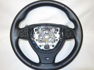  редкий! Paddle Shift! F13 BMW оригинальный M спорт кожа рулевой механизм рукоятка с переключателем F01 F02 F07 F10 F11 контрольный номер (W-2924)