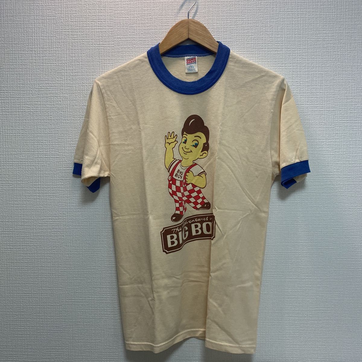 USA製 90s Lee BIGBOY 1995 コピーライト 企業 Tシャツ - library 