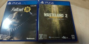 【PS4】fallout76、wasteland2セット