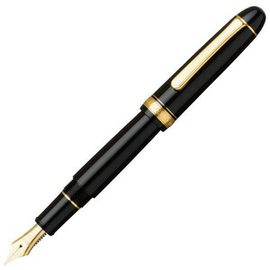  platinum fountain pen Century PNB-15000 pen .EF #1 black in black 