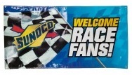 SUNOCO【Welcome Race Fans Banner USバナー】