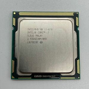 Intel Core i7 870 プロセッサー CPU 動作確認済み