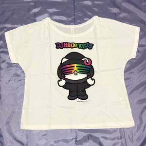 DJ Hello Kitty ドルマンスリーブTシャツ Mサイズ　ホワイト　未使用　★★★送料込み★★★　超レア　浜崎あゆみ　サンリオ　ハローキティ