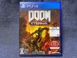 PS4☆DOOM Eternal ドゥーム エターナル☆初回特典付・極美品・新品・未開封品・即決有
