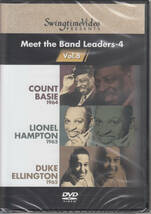 DVD◆新品・送料無料◆Meet the Band Leaders-4/カウント・ベイシー1964／ライオネル・ハンプトン1965/デューク・エリントン1965 ev1031_画像1