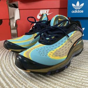 【希少28.5cm】NIKE AIR MAX Deluxeナイキ エアマックス デラックス カロライナブルー ブラック イエロー パープル 97