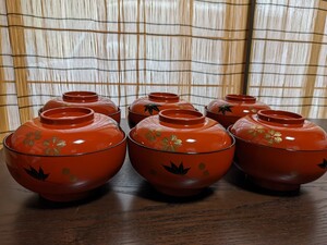 蓋付きお椀 6客セット