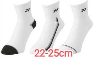  Yonex socks 22-25cm 29189Y ankle socks 3 pairs set [ limitation ]