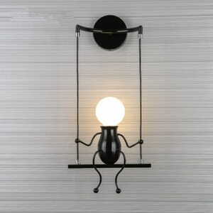 おしゃれなお部屋に☆★彡 人型ライト ランプ 照明 LED アート モダン ユニーク シンプル かわいい 寝室 リビング ベッド DY520