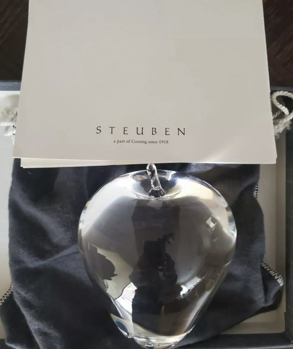 2023春夏 ヤフオク! スチューベン クリスタルガラス りんご STE