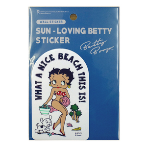 Betty Boop Sticker ベティちゃん Sun Loving Betty Boop ステッカー ST-SLBT-03