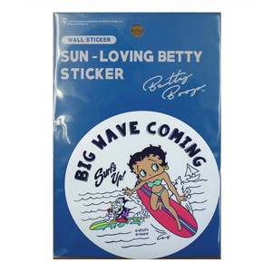 Betty Boop Sticker ベティちゃん Sun Loving Betty Boop ステッカー ST-SLBT-05