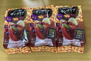 日東紅茶 フルーツ薫るサングリア(10本入) 3袋