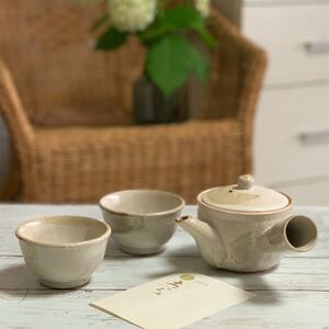 新品 信楽焼 急須 湯呑5個セット 茶器 茶器セット