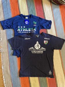 ATHLETA アスレタ　プラクティスシャツ 半袖Tシャツ 新品　M + FC FORCA HAHAZIMA M 中古　サッカー　フットサル