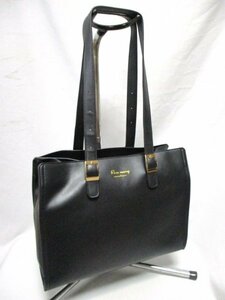 【O585】INGNI/イング◇大型バッグ　BK　肩から提げられる　W37cm　旅行