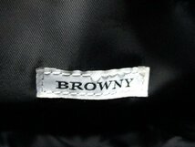 【O612】BROWNY/ブラウニー◇ショルダーバッグ　BK　斜め掛け　メンズ　H23.5cm_画像8