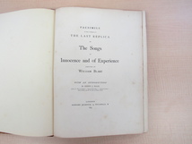 ウィリアム・ブレイク『THE SONGS OF INNOCENCE AND OF EXPERIENCE』限定50部（手彩色入特製本）1893年 エドウィン・ジョン・エリス署名入_画像3