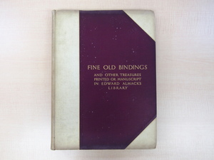 『FINE OLD BINDINGS』限定200部 1913年刊 ポショワール27枚入 西洋近世製本工房装幀作品集 17世紀製本家Samuel Mearne多数