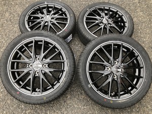 タイヤホイール4本セット プレシャス アスト Precious AST M1 15X4.5J 4/100 BKP 165/50R15 ゼスト パレット コペン エブリィ ミラ