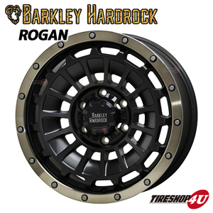 4本セット BARKLEY HARDROCK ROGAN ローガン 16X7.0J 5/114.3 MUDSTAR radial M/T MT ホワイトレター 215/70R16 デリカD5 エクリプスクロス