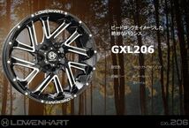 4本セット LOWENHART GXL206 20x8.5J 6/139.7 +20 MONSTA モンスタ テレーングリッパー A/T 285/55R20 FJ ハイラックス プラド 外径アップ_画像4