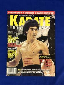 BG397サ●KARATE INTERNATIONAL ② ブルース・リー 表紙 Bruce Lee 李小龍 雑誌 洋書 空手 ジークンドー 柔術