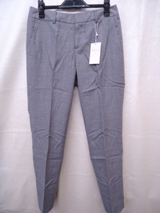 [KCM]kof-165* new goods *TOMORROWLAND[Ballsey/ ball ji.] dot pattern tapered pants gray series size 36 lady's 