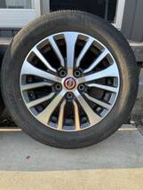 ホイール　ニッサン nissan 16×6j 45 16インチ　pcd 5×114.3 5穴　タイヤ　195/65r16 Michelin 4本セット_画像2