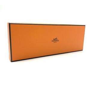 HERMES エルメス 空箱 ボックス BOX 約25×9×3cm 付属品 オレンジ 管理RY6237
