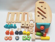 エトボイラ 工具セット2 S707 木製ツールボックス キッズ 子供 木の玩具 Tool Box VOILA 管14386_画像2
