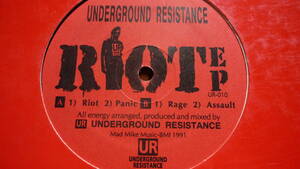 12インチ　　UNDERGROUND RESISTANCE / RIOT EP