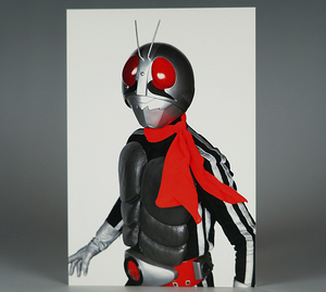 Art hand Auction Nicht zum Verkauf, limitierter Theater-Gedenkartikel Kamen Rider No. 1 New No. 1 Takeshi Hongo Hiroshi Fujioka Postkarte Steel Special Photo Autograph Trading Card Shotaro Ishinomori Decade, Spezialeffekte, Kamen-Reiter, Kamen Rider Nr. 1