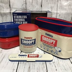 新品★スヌーピー 保温ジャー付ランチボックス 弁当箱 お弁当箱 ランチジャー
