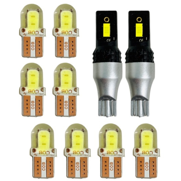 M900F/910A トール LED ルームランプ ウェッジ球セット T10 COB 全面発光 バックランプ 車内灯 リバースランプ
