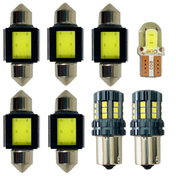 BH系 レガシィツーリングワゴン(レガシー) 2灯式 LED ルームランプ ウェッジ球セット T10 COB 全面発光 バックランプ リバースランプ